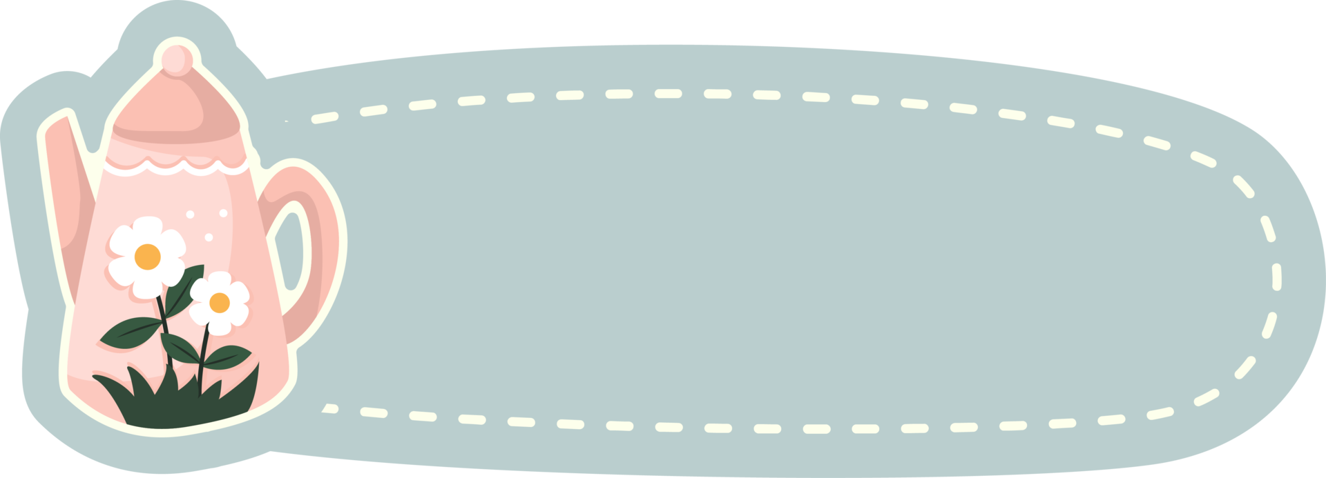 Hand drawn cute notebook label collection png