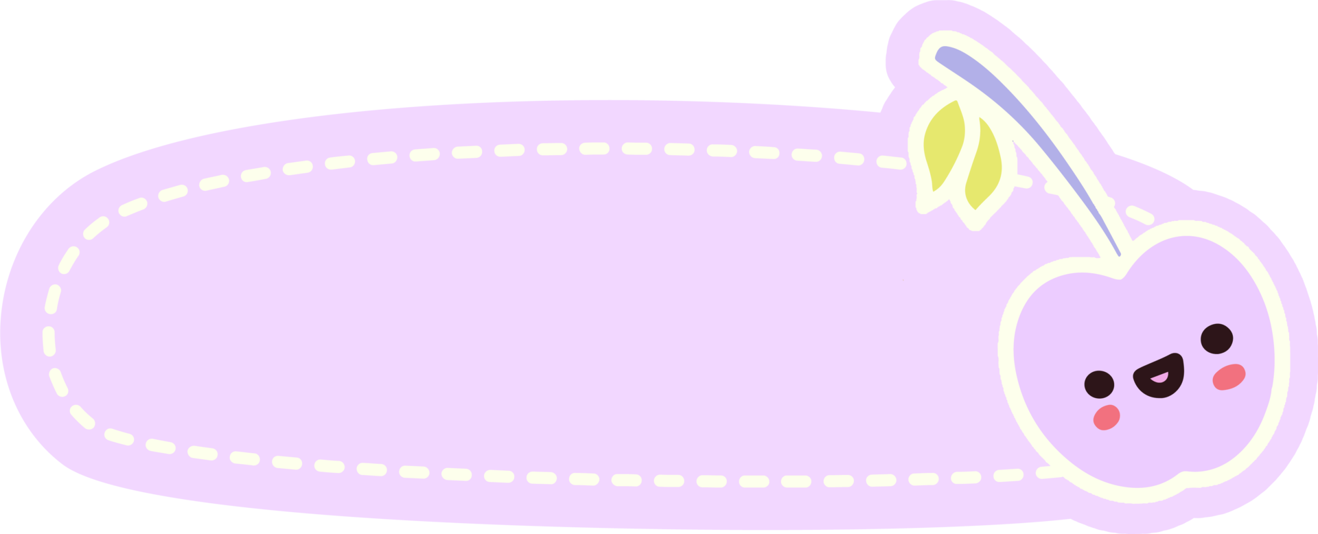 Hand drawn cute notebook label collection png