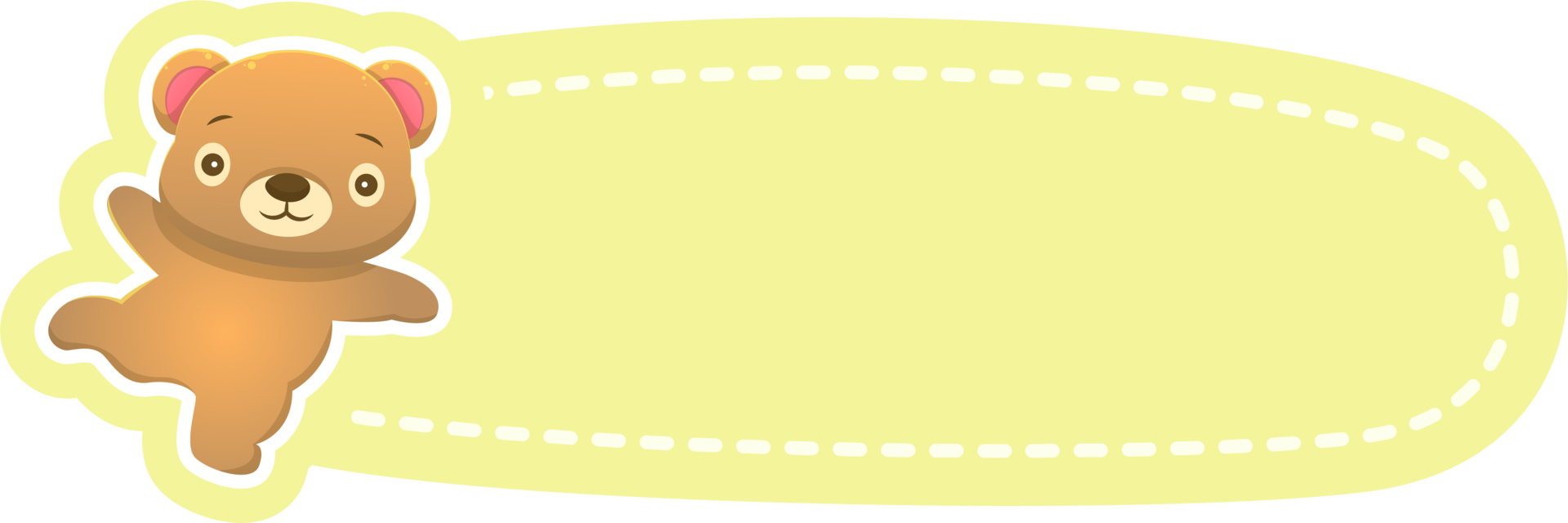Hand drawn cute notebook label collection png