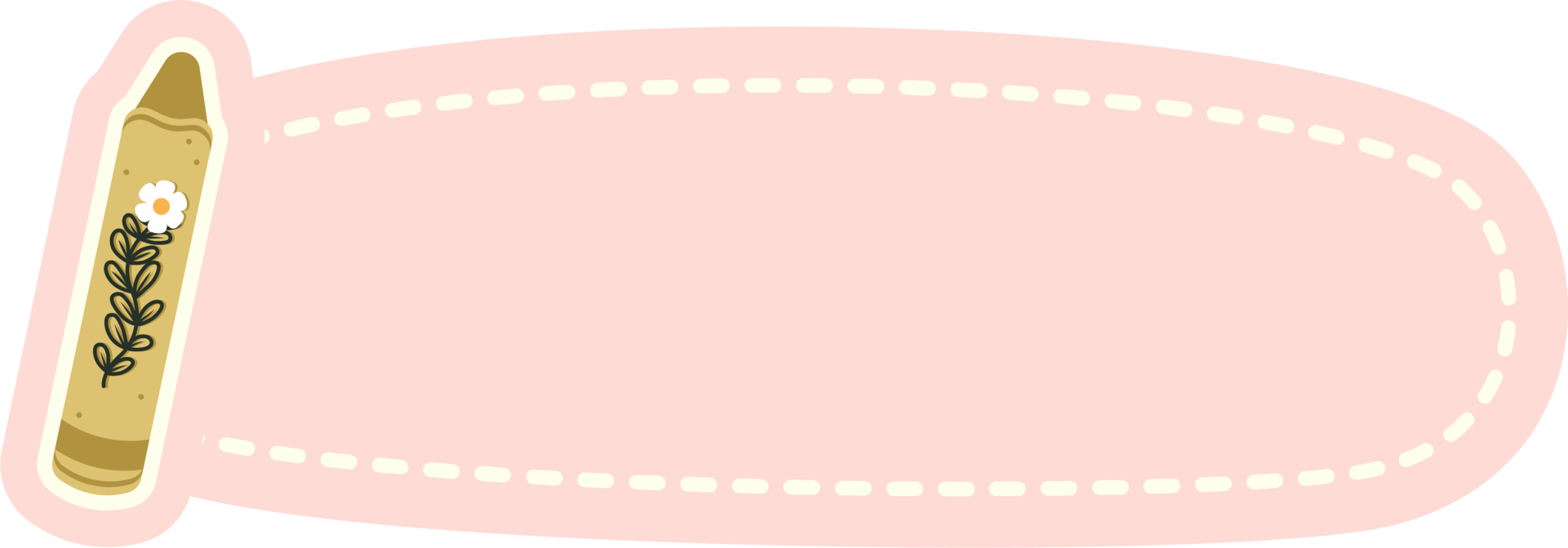 Hand drawn cute notebook label collection png