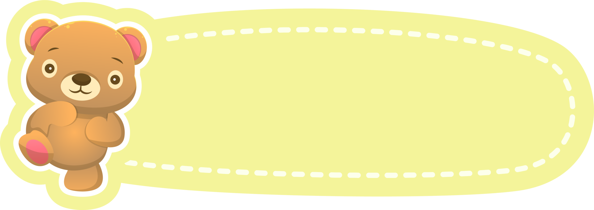 Hand drawn cute notebook label collection png