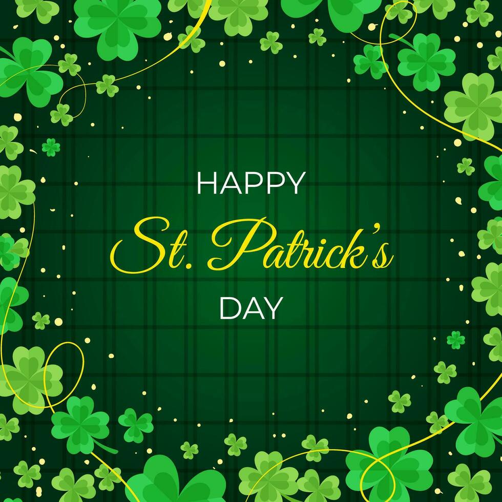 St Patrick's Day Background vector
