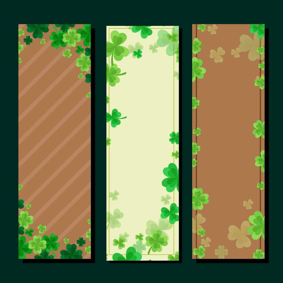 St Patrick's Day Card Banner vector