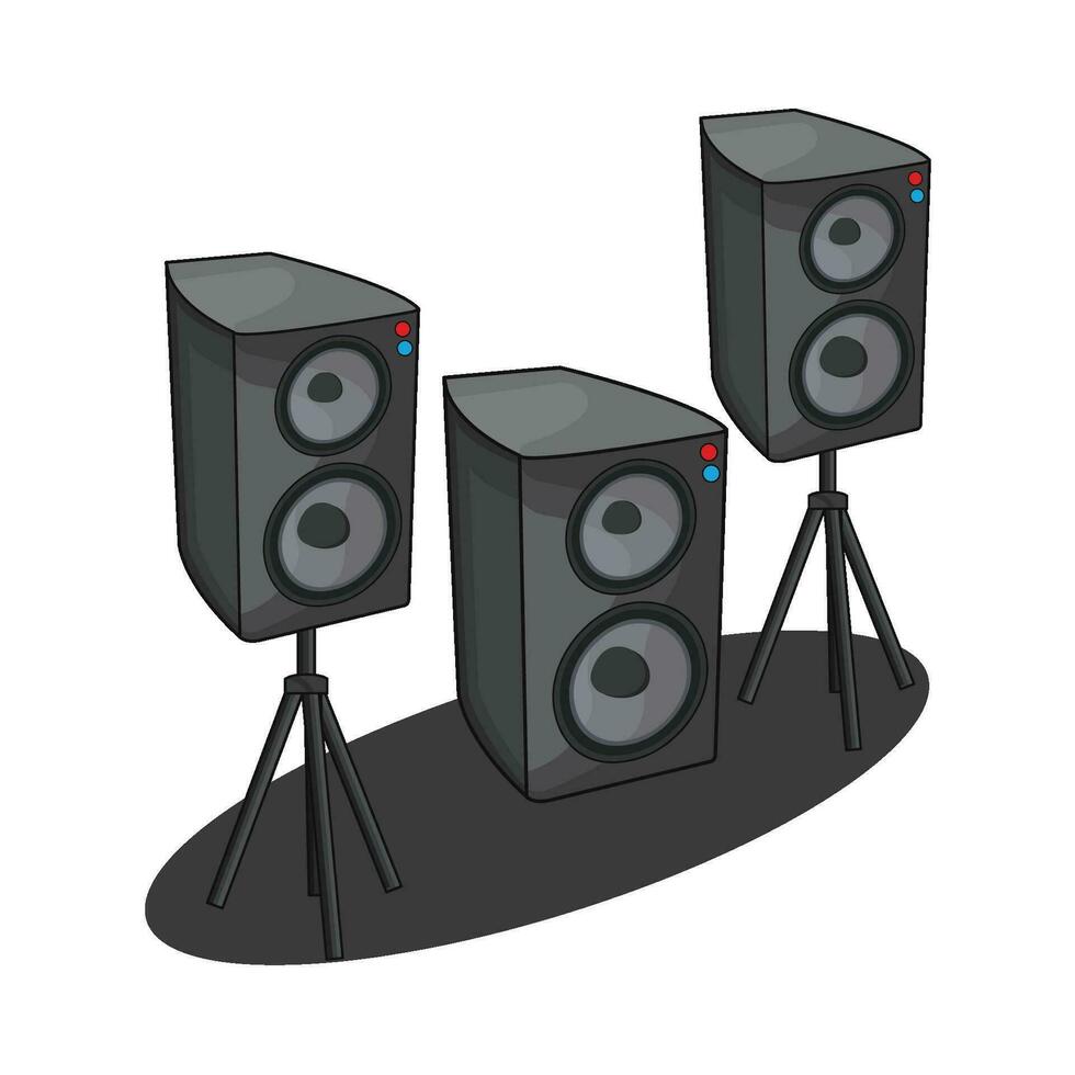 ilustración de altavoz vector