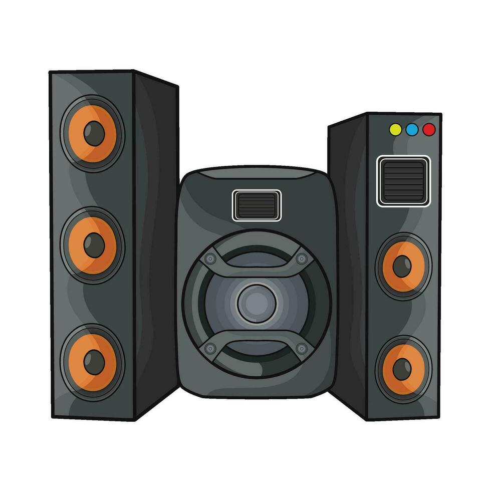 ilustración de altavoz vector