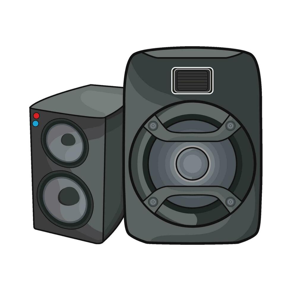 ilustración de altavoz vector