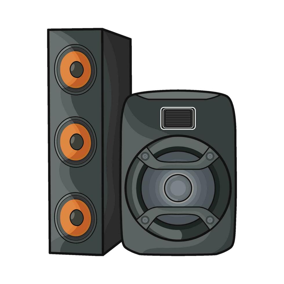 ilustración de altavoz vector