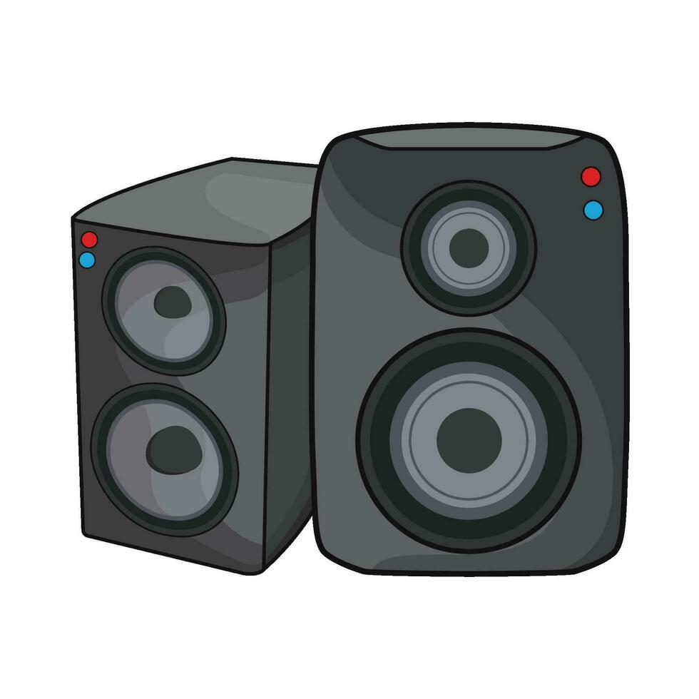 ilustración de altavoz vector