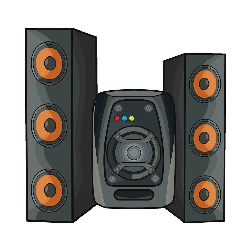 ilustración de altavoz vector