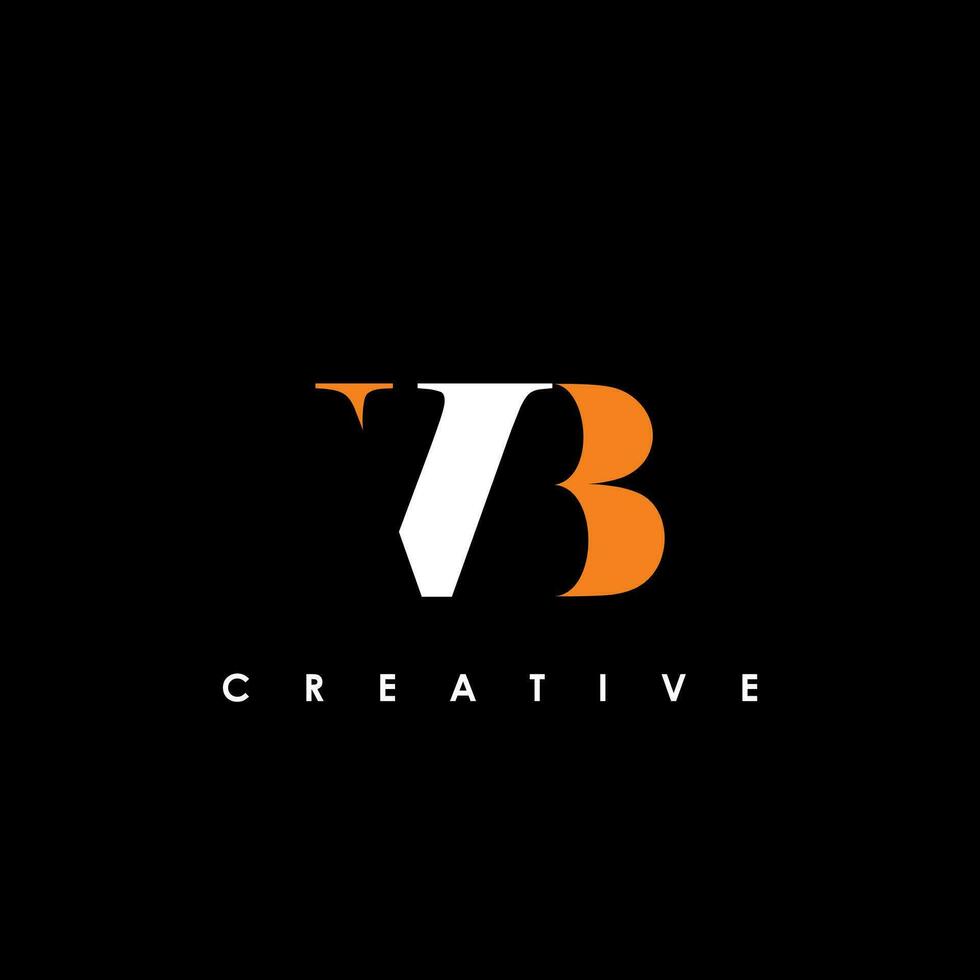 VB Letter Initial Logo Design Template Vector Illustration