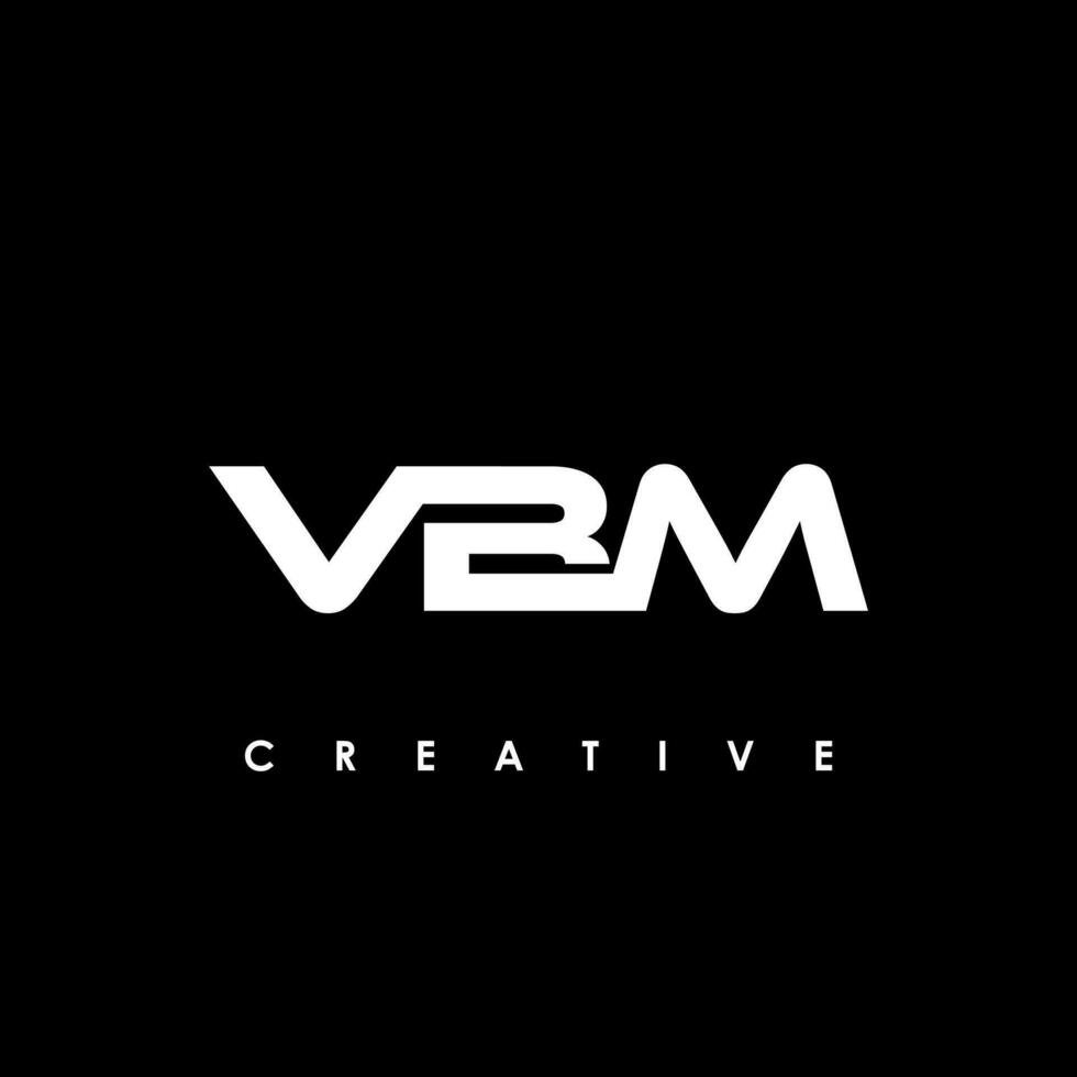vbm letra inicial logo diseño modelo vector ilustración