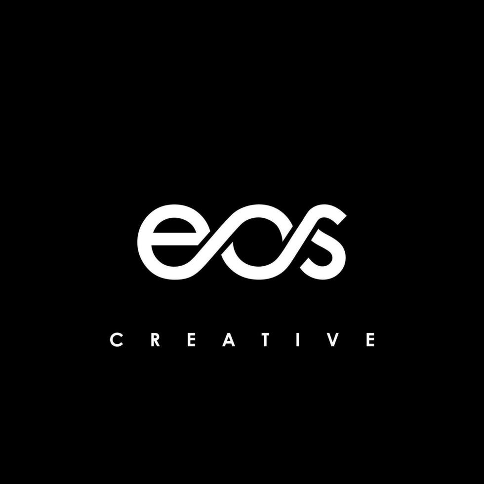 eos letra inicial logo diseño modelo vector ilustración