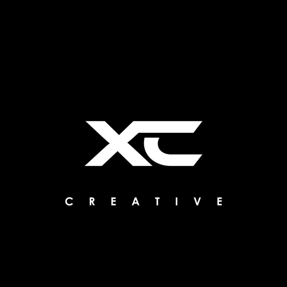 XC Letter Initial Logo Design Template Vector Illustration