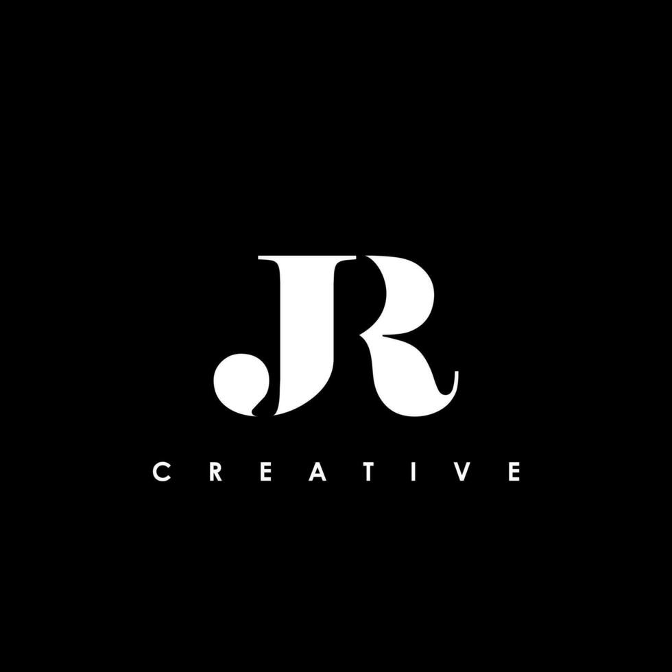 JR Letter Initial Logo Design Template Vector Illustration