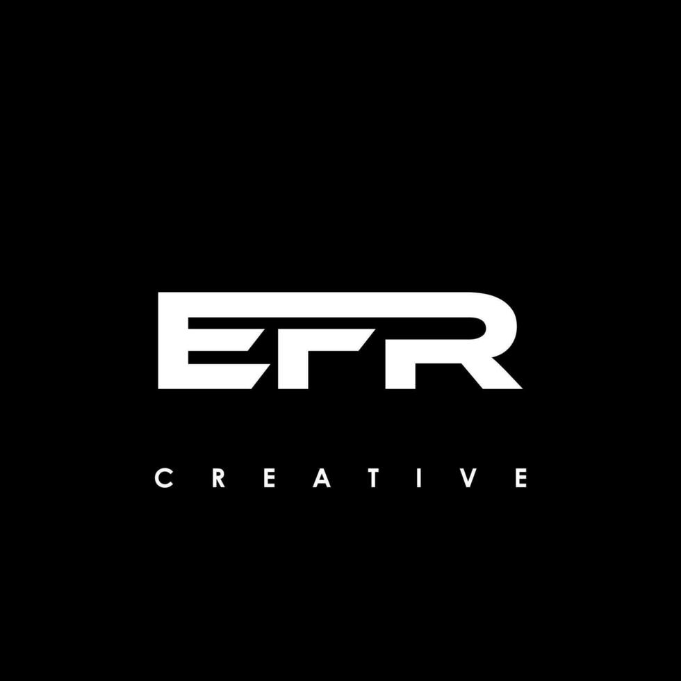 EFR Letter Initial Logo Design Template Vector Illustration
