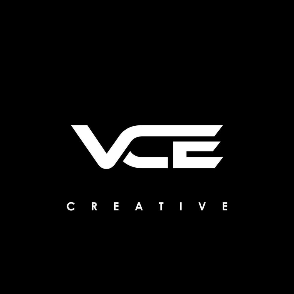 VCE Letter Initial Logo Design Template Vector Illustration