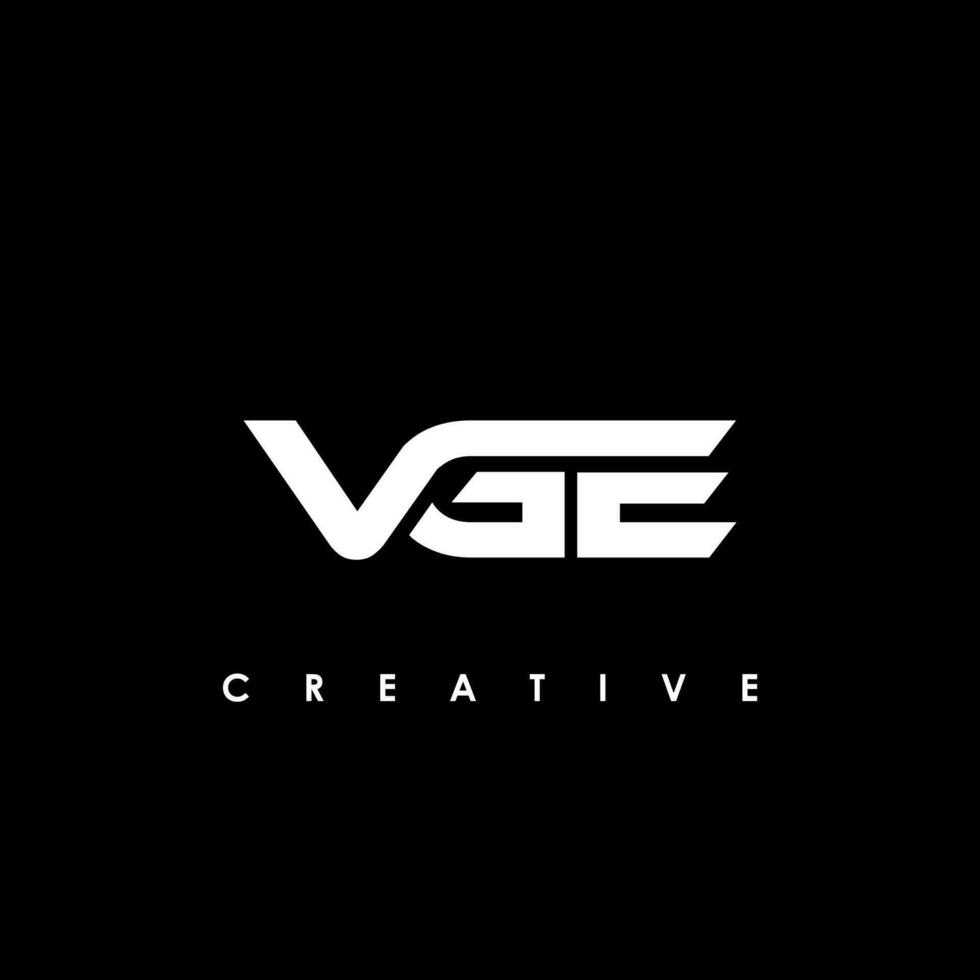VGE Letter Initial Logo Design Template Vector Illustration