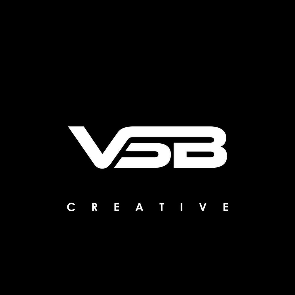 VSB Letter Initial Logo Design Template Vector Illustration
