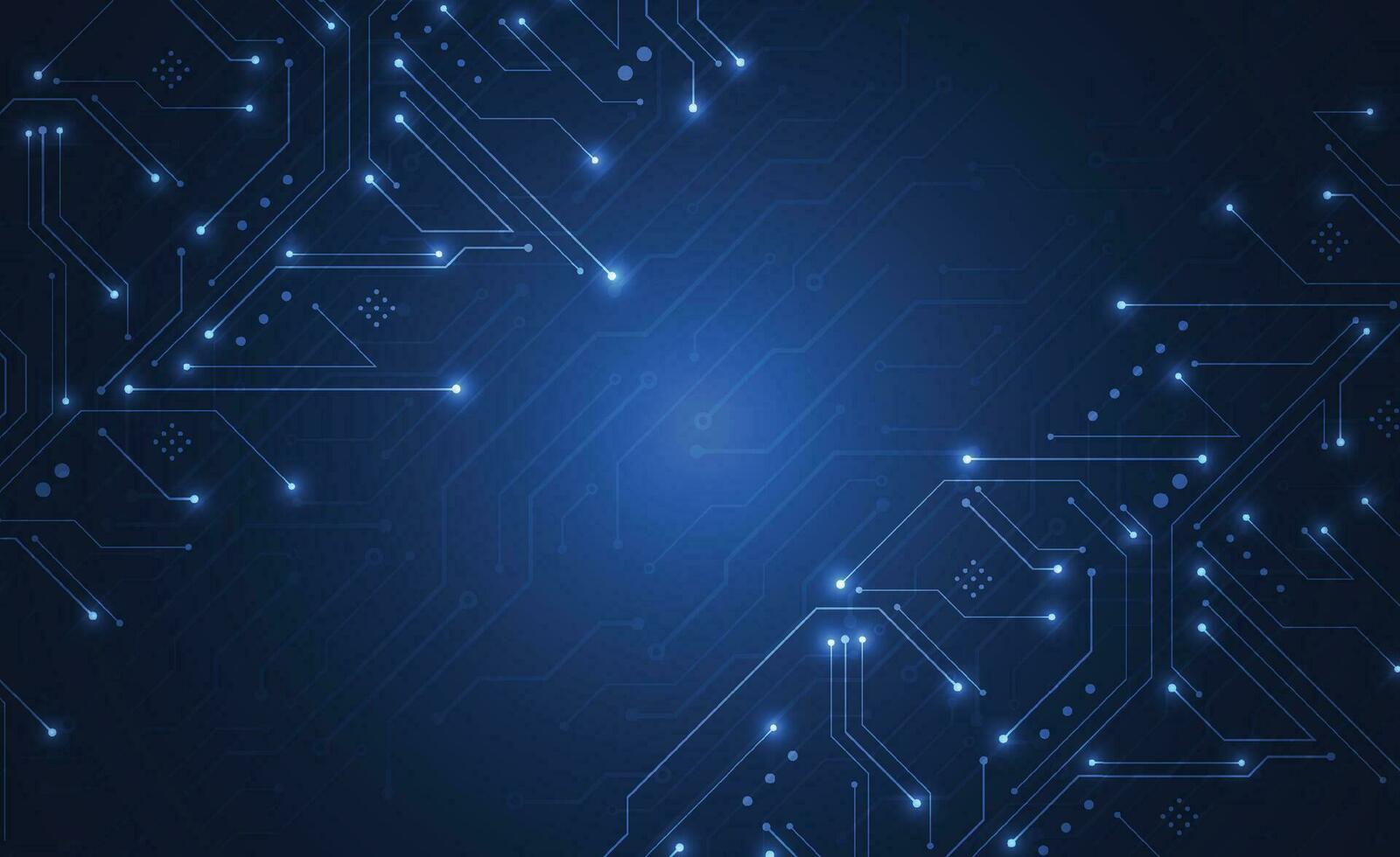 Abstract background with technology circuit board texture. Electronic motherboard illustration. Communication and engineering concept. Vector illustration