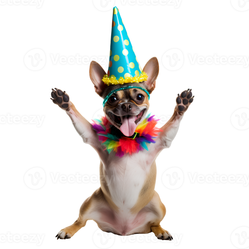 AI generated Cute and happy dog on transparent background PNG, easy to use. png