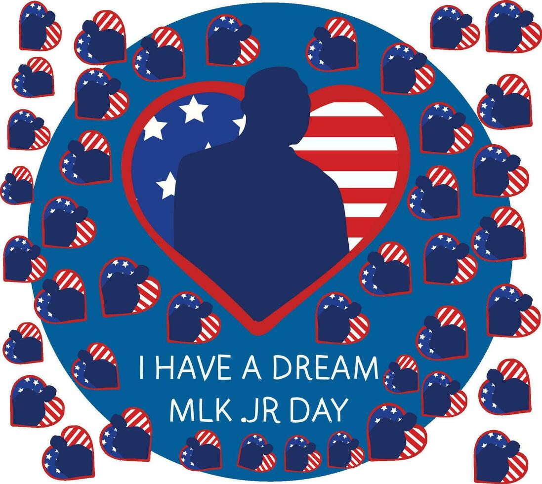 I have a dream Martin Luther King Jr. Day vector