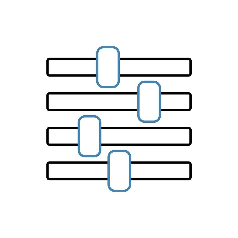 adjust concept line icon. Simple element illustration. adjust concept outline symbol design. vector