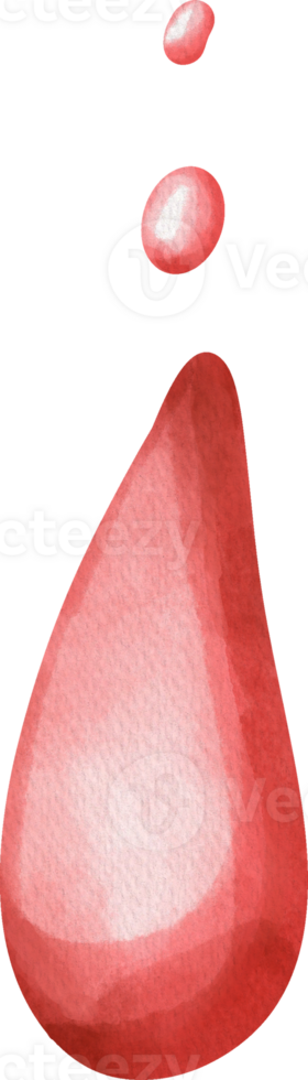 a red liquid with a drop of water on it png