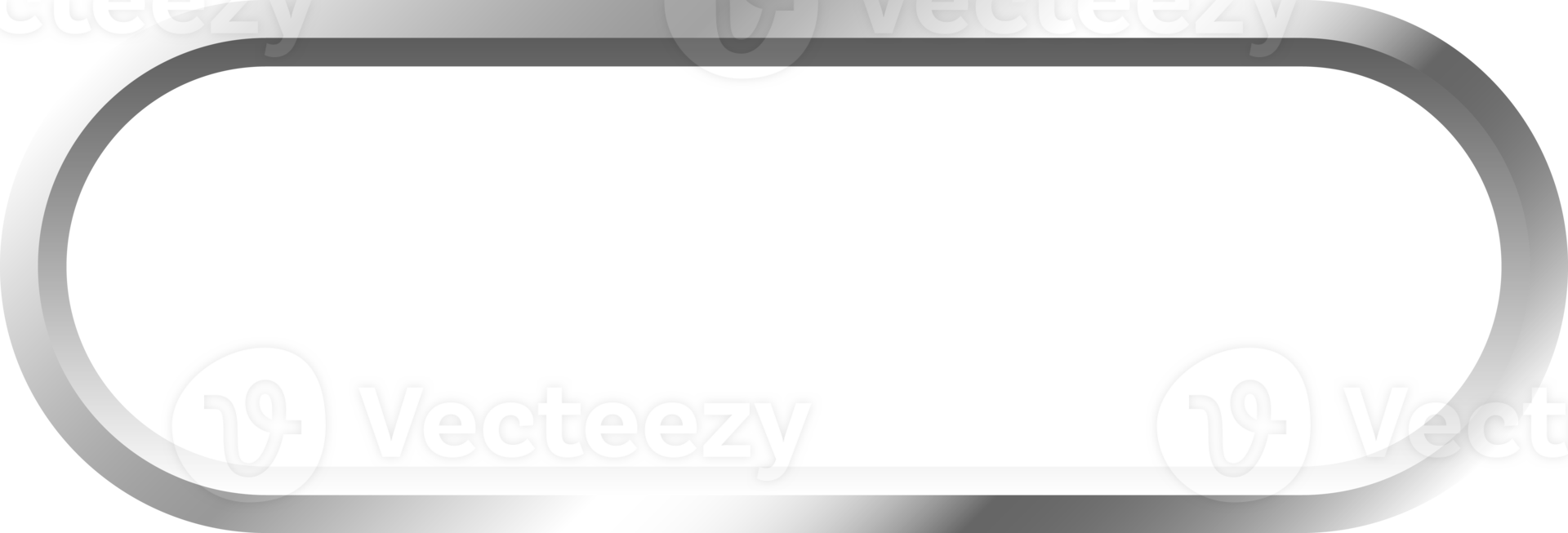 Silver Metal Border Frame png