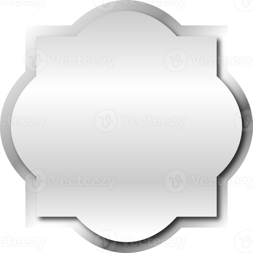 Silver Metal Frame png