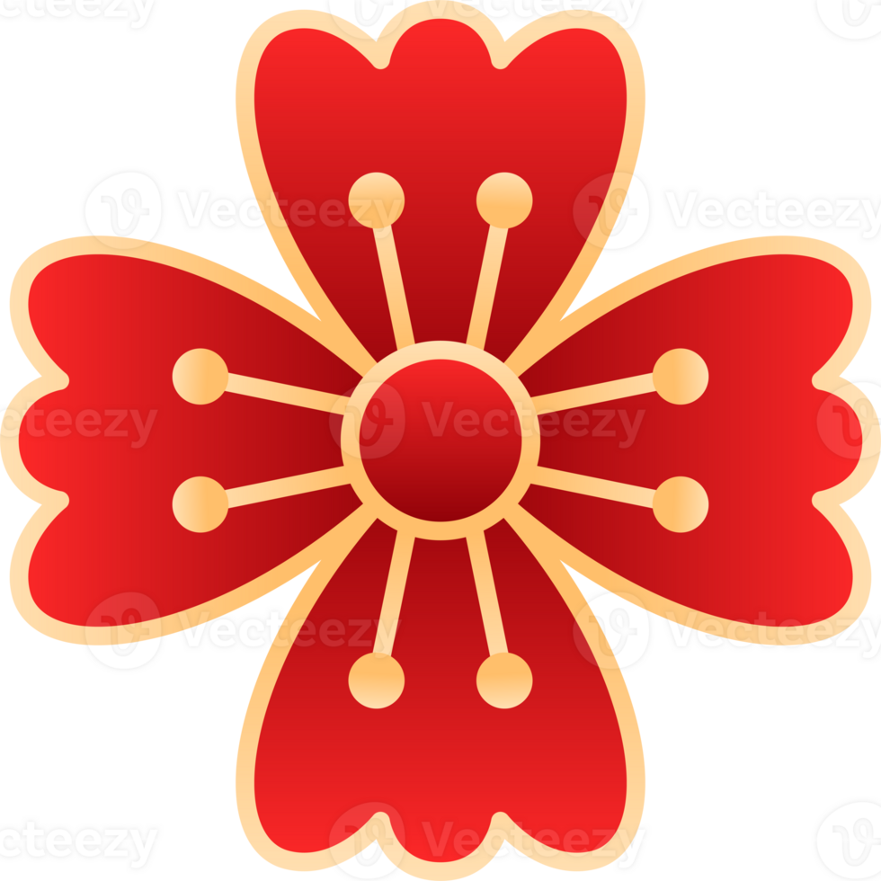 New Year Flower png