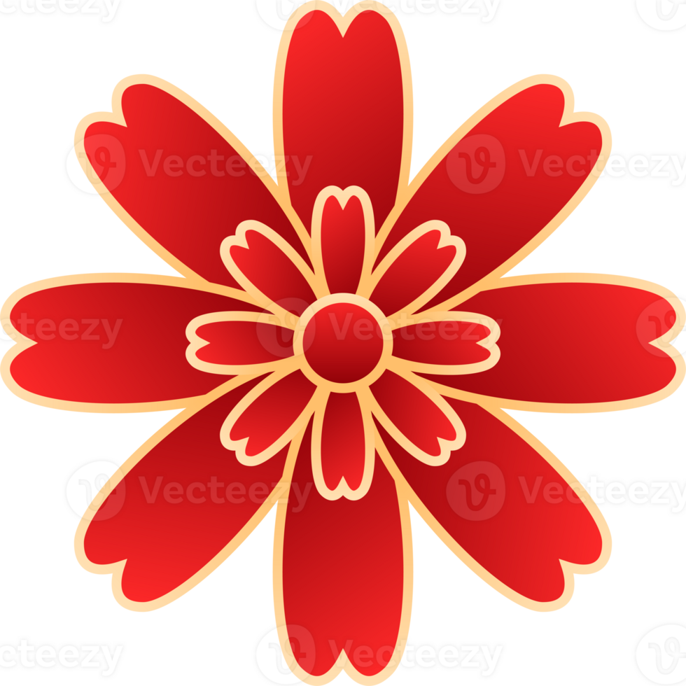 New Year Flower png