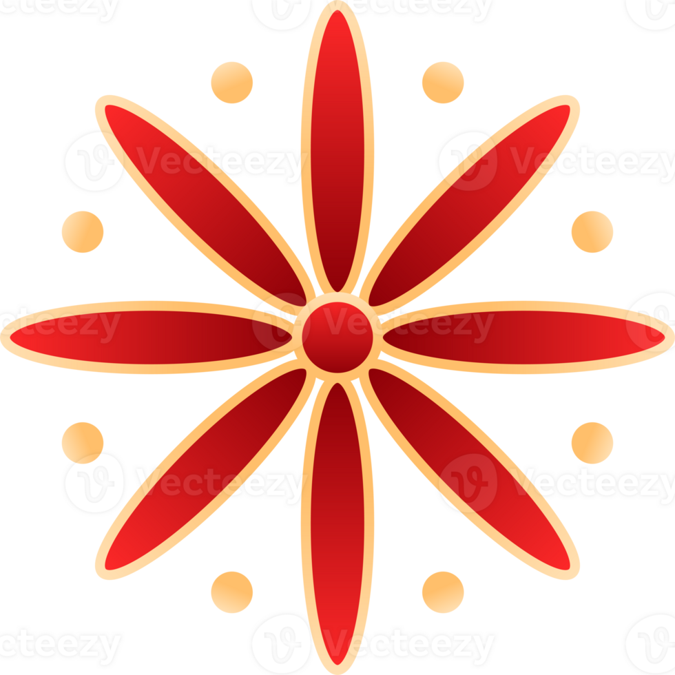 New Year Flower png