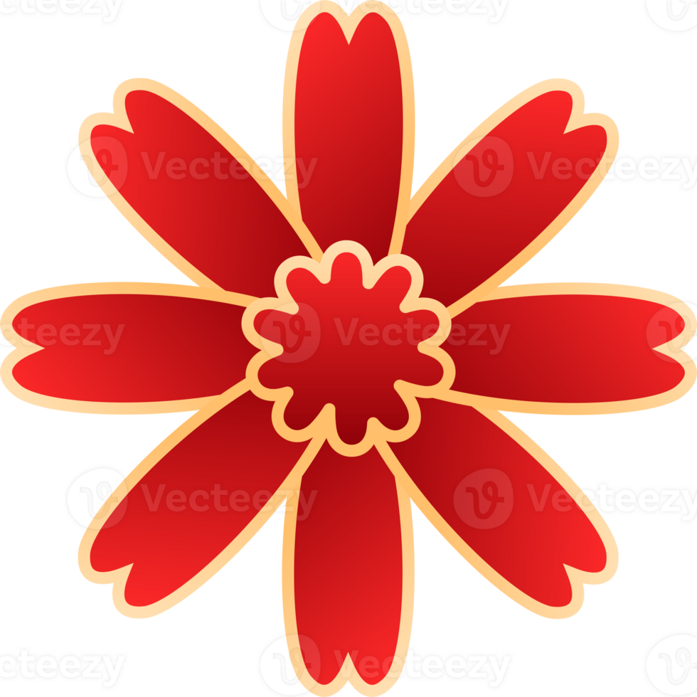 New Year Flower png