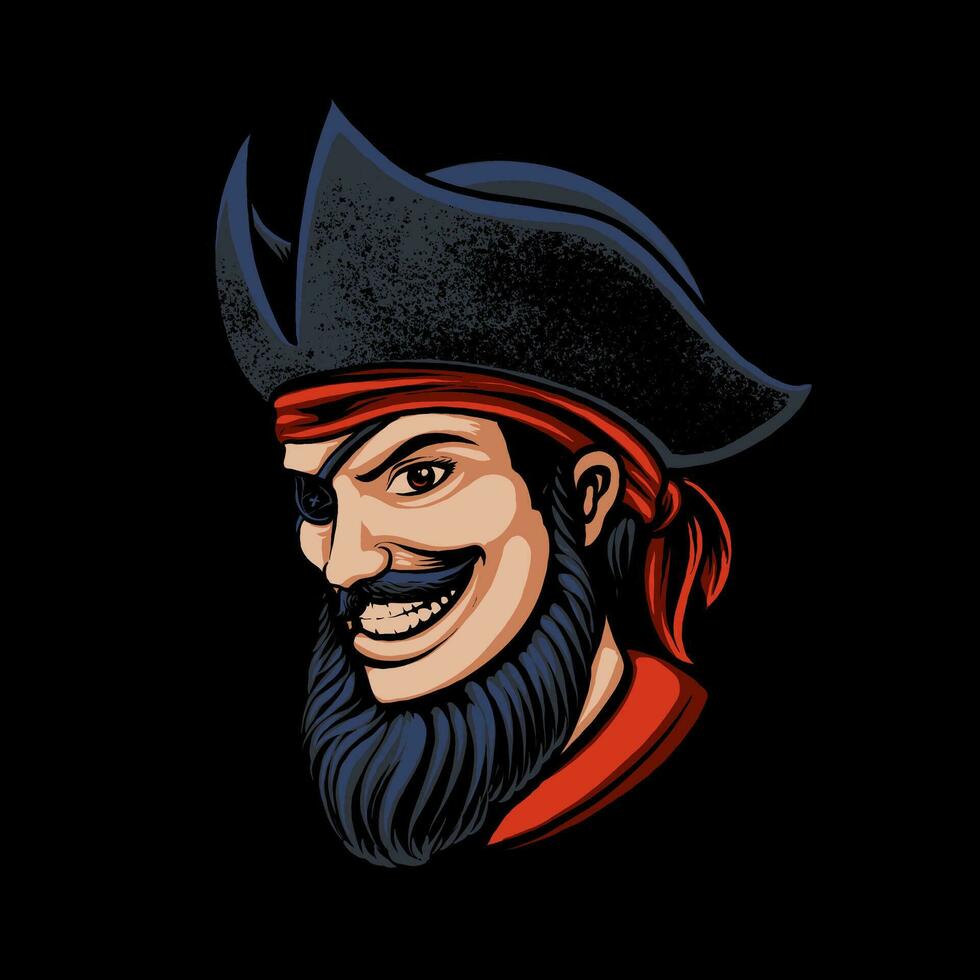 the pirates man one eye vector