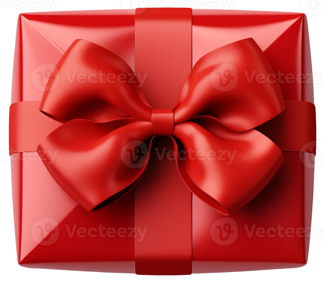 AI generated Gift box isolated on transparent background, png