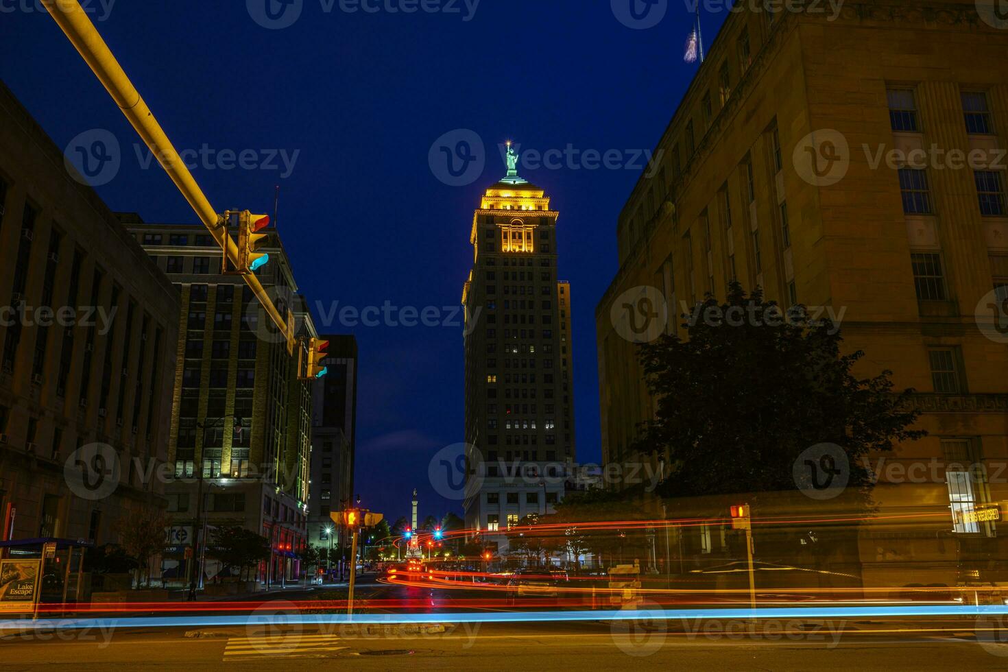 Buffalo City At Night photo