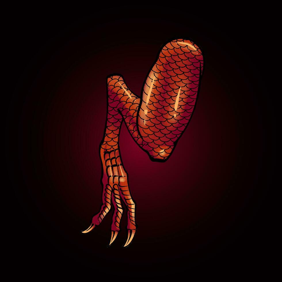premium vector dragon kick element