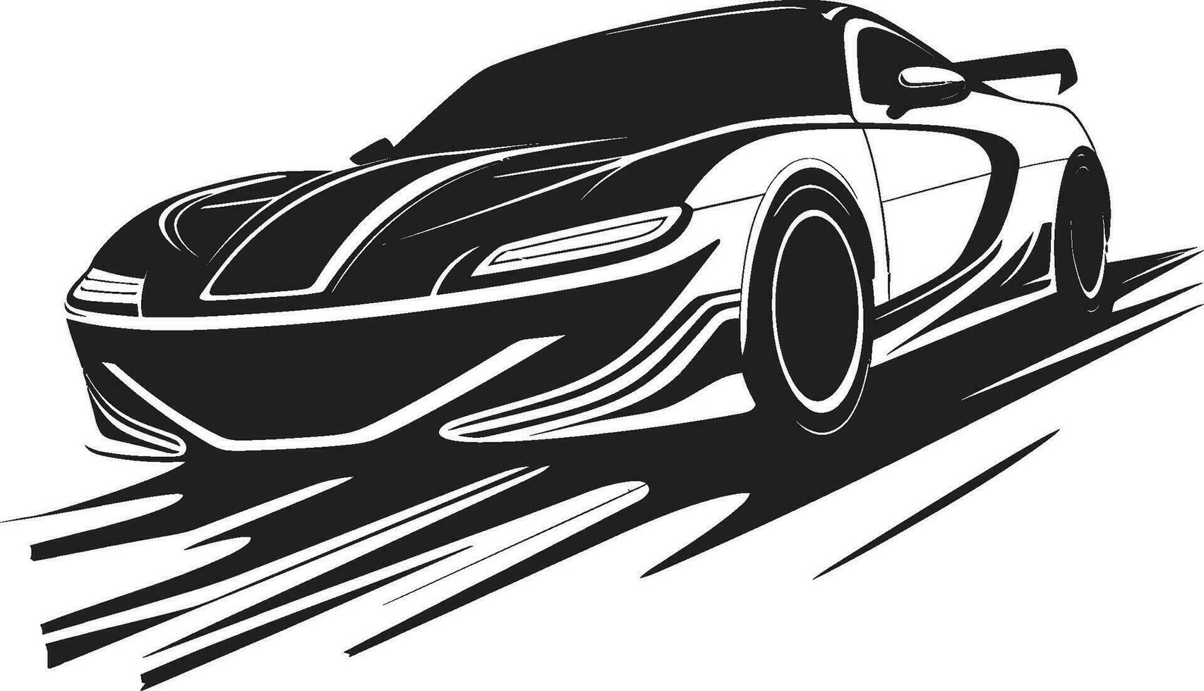 Urban Speedster Emblem Logo Vector Design Futuristic Racing Speed Sports Car Iconic Emblem