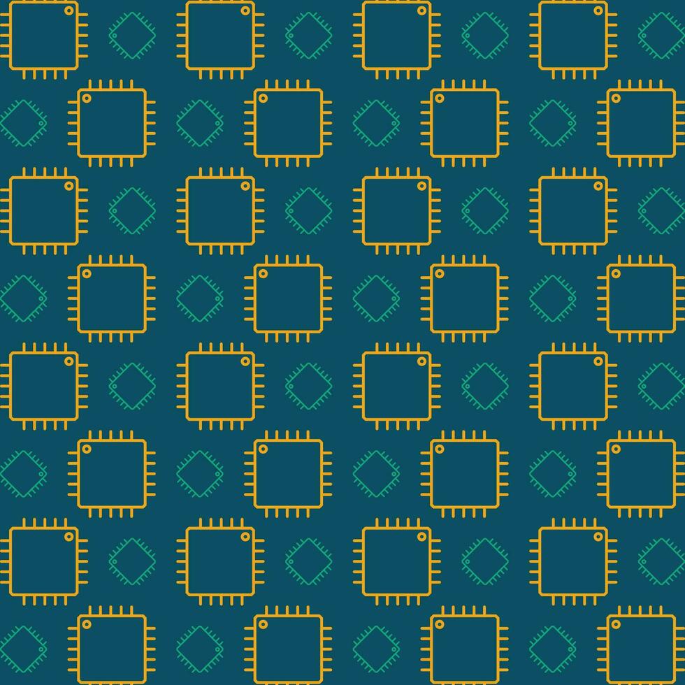 Processor beautiful repeating pattern design colorful vector illustration