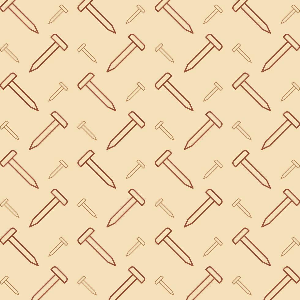 Nail trendy vector design repeating pattern illustration background