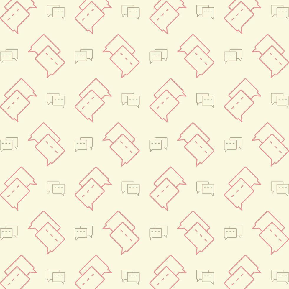Conversation repeating pattern vector design beautiful illustration background