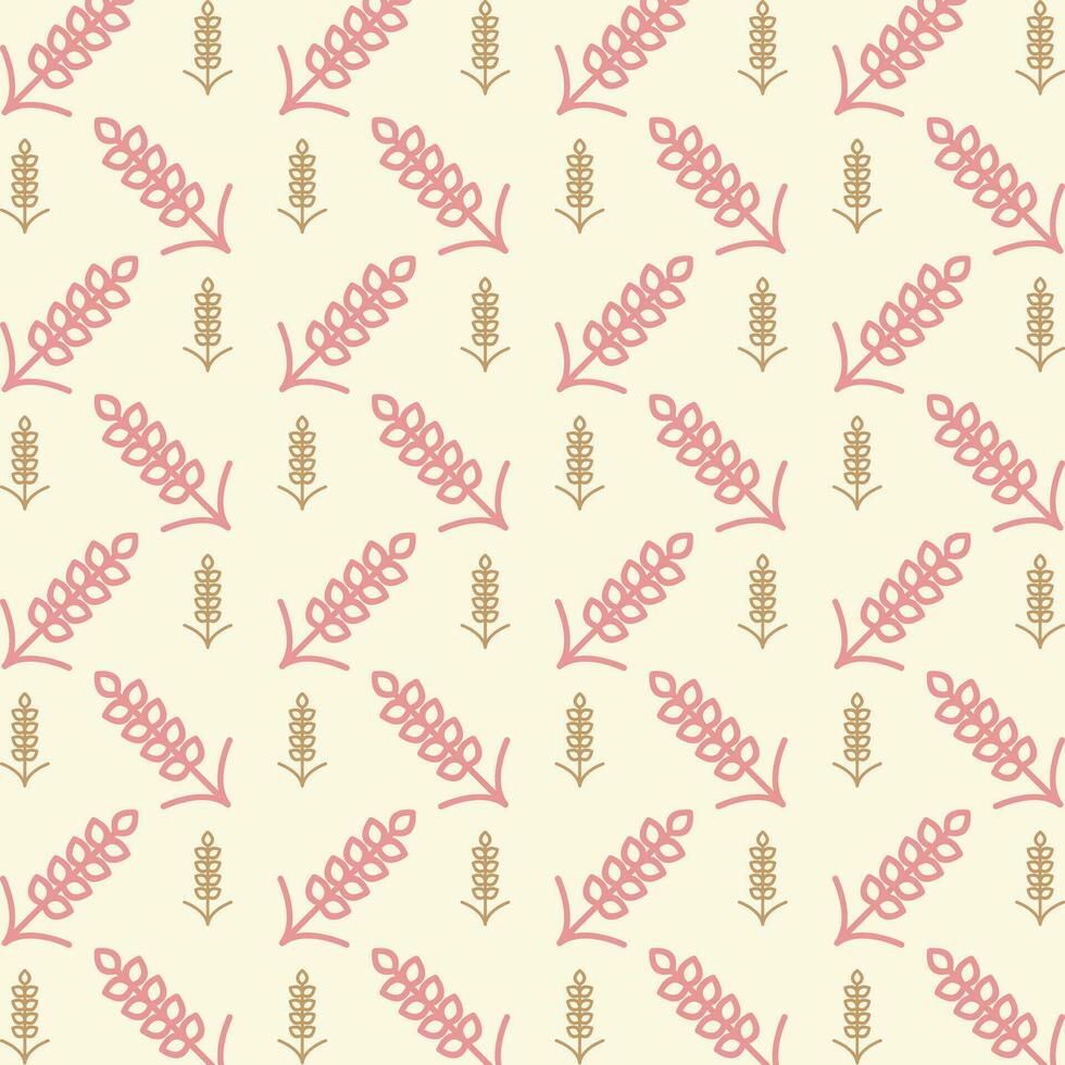 Grain repeating pattern vector design beautiful illustration background