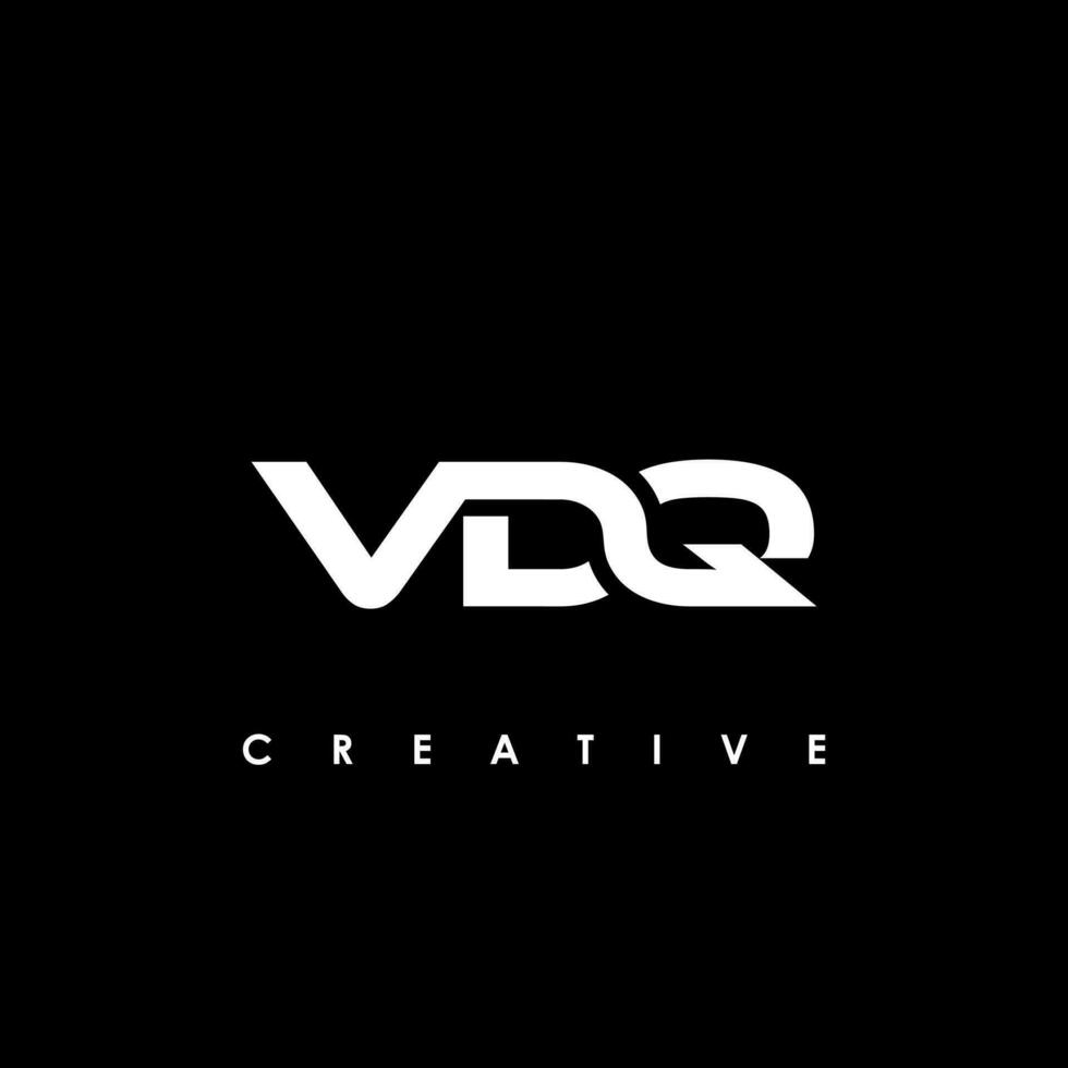 VDQ Letter Initial Logo Design Template Vector Illustration