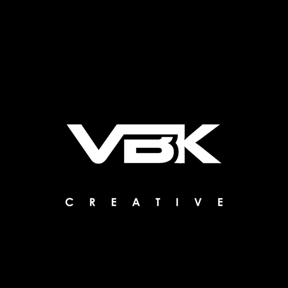 VBK Letter Initial Logo Design Template Vector Illustration