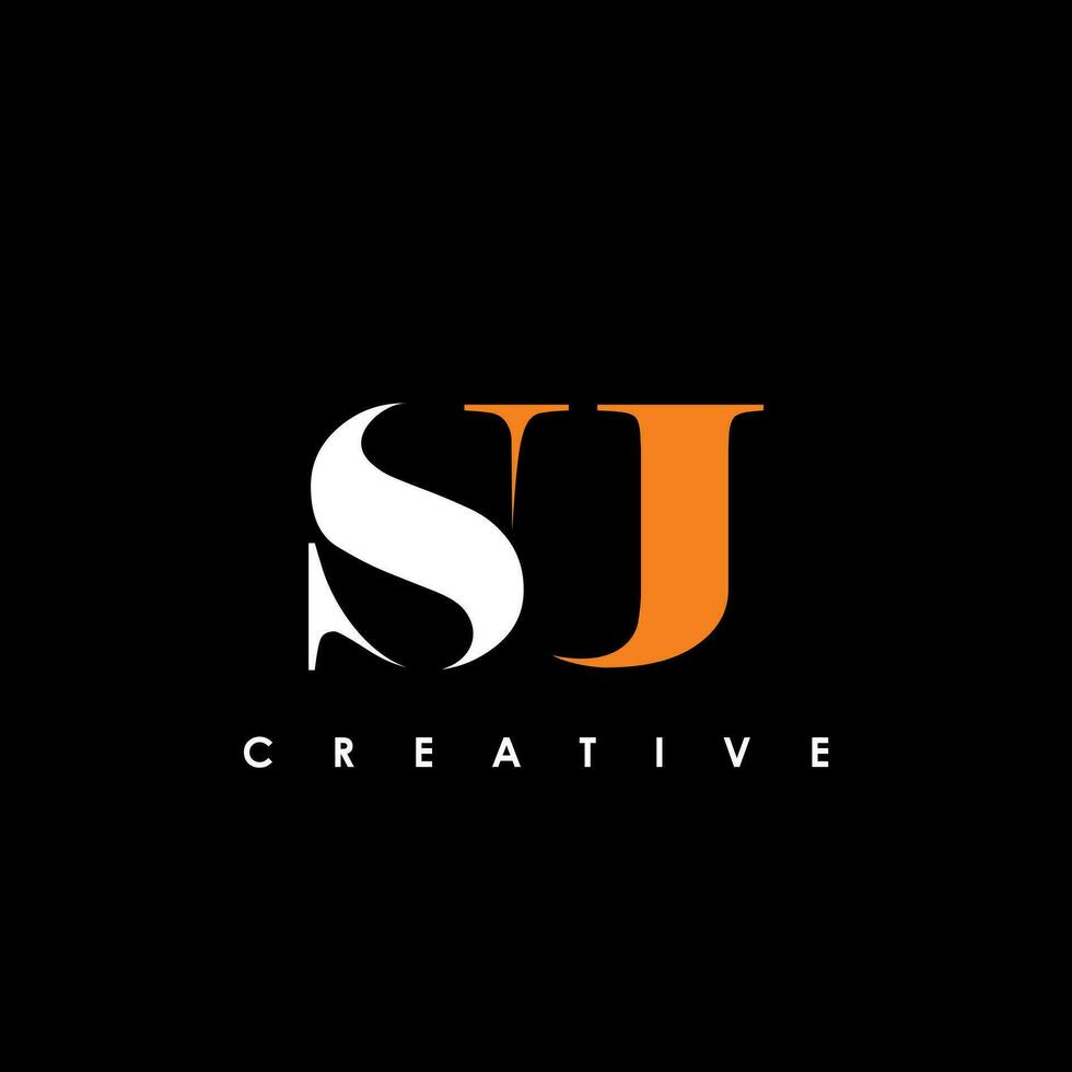 SU Letter Initial Logo Design Template Vector Illustration