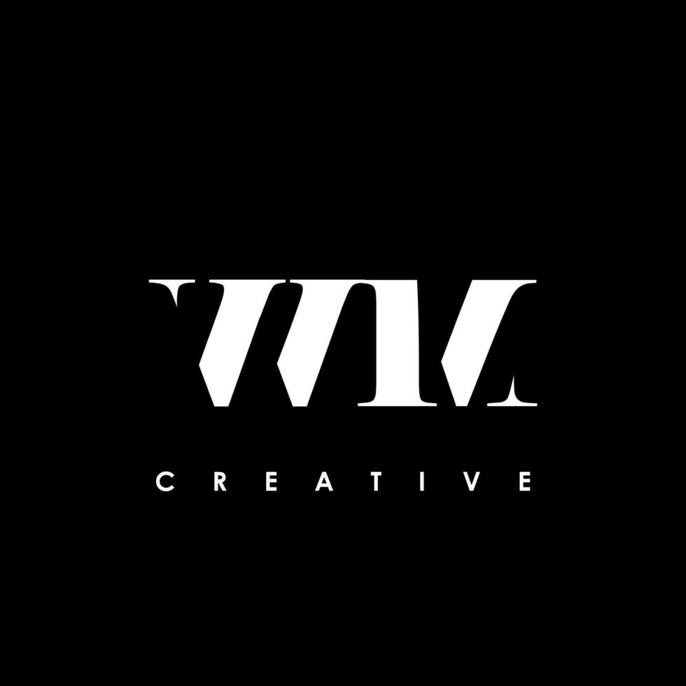 WM Letter Initial Logo Design Template Vector Illustration