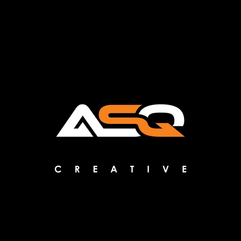 ASQ Letter Initial Logo Design Template Vector Illustration