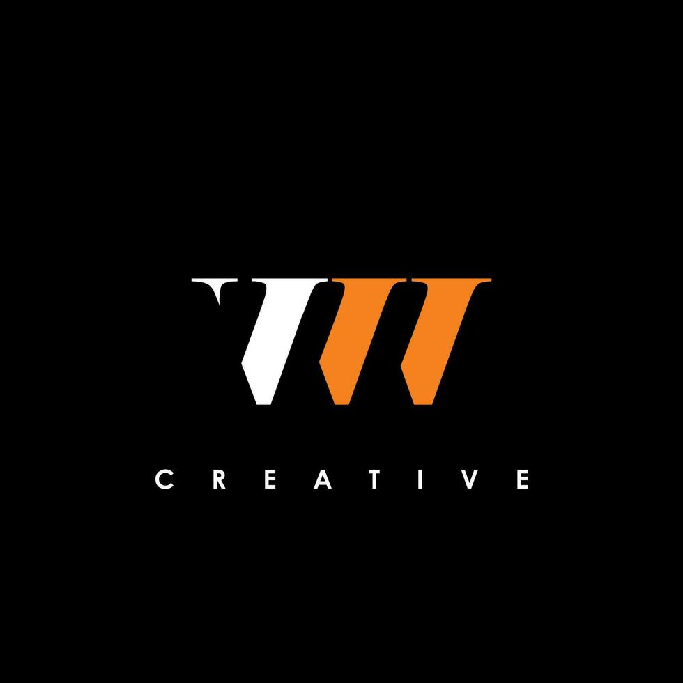 WV Letter Initial Logo Design Template Vector Illustration