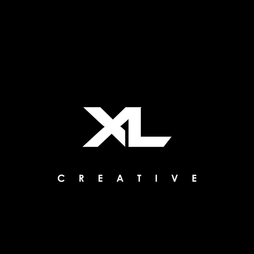 XL Letter Initial Logo Design Template Vector Illustration
