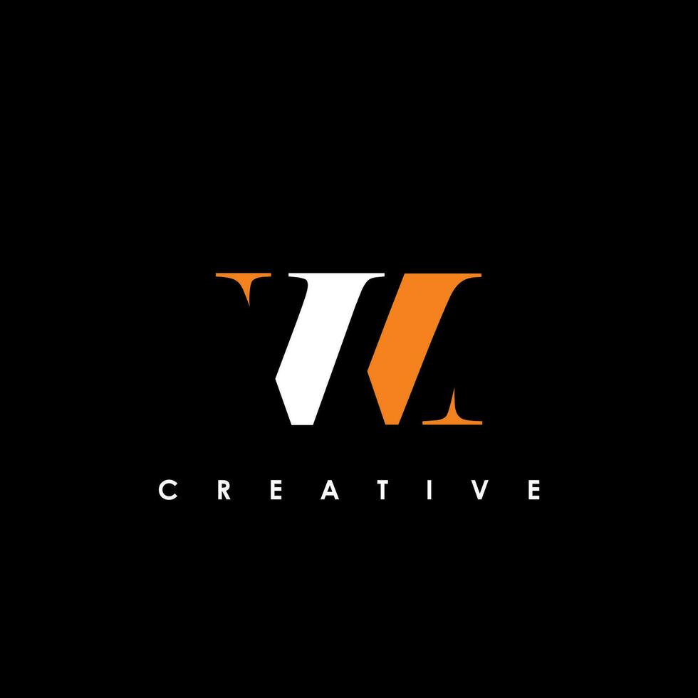 VM Letter Initial Logo Design Template Vector Illustration